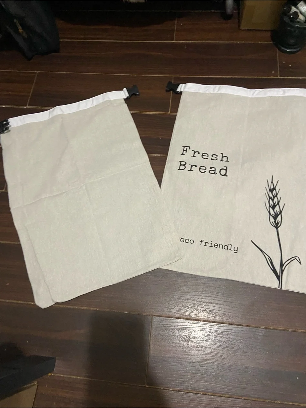 2 XXL Premium Reusable Bread Bags – Linen Bread Bags for Homemade Sourdough w...